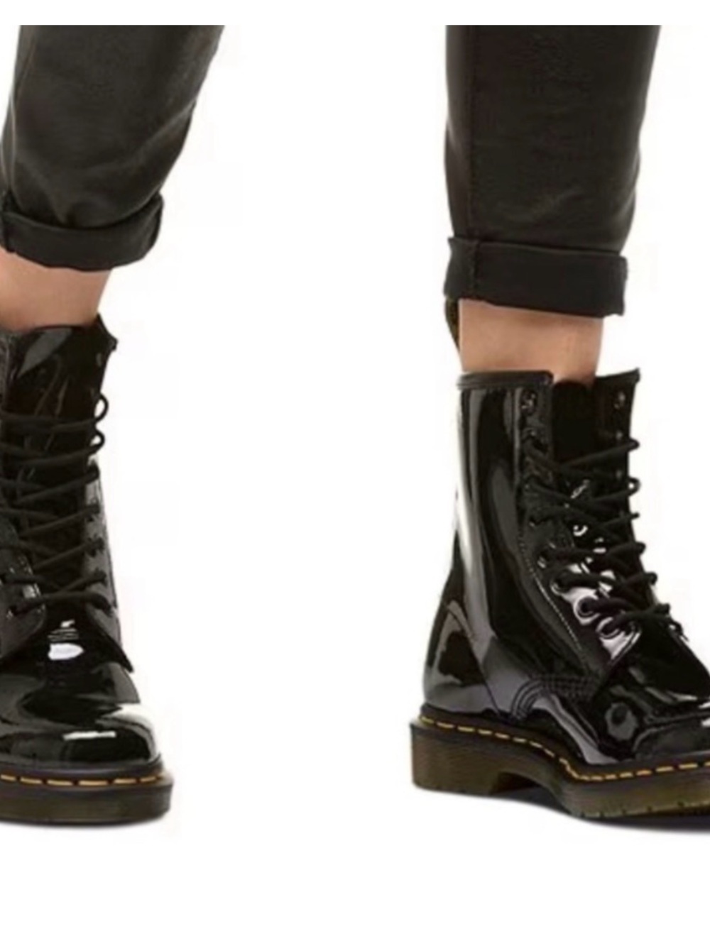 Dr. Martens 1460 Black Patent Lace-Up Combat Boot